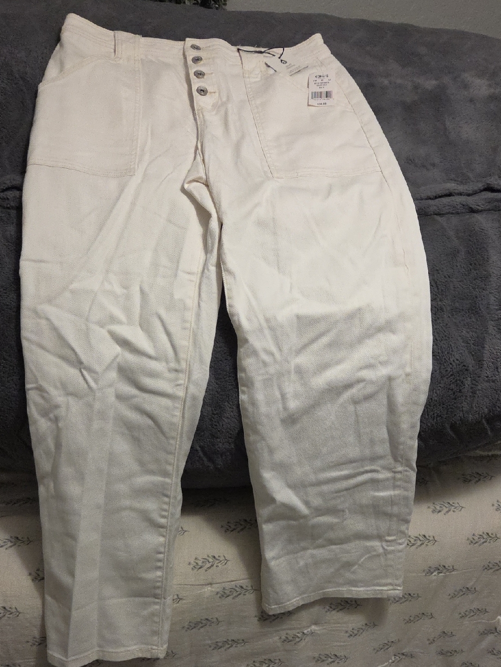 Sanctuary White Straight Leg Jeans